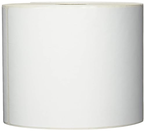 Brother 4"x6" TT Synthetic (Polypropylene) Label (for Wax & Wax/Resin Ribbon), 5”OD/1" Core, 505 Labels/Roll, 4 Rolls/Case