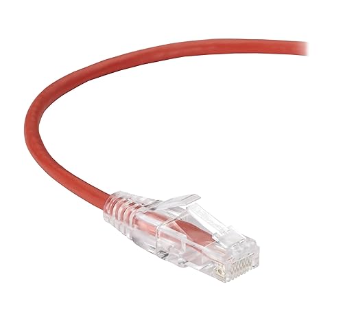BlackBox Black Box Slim-Net Cat.6 UTP Patch Network Cable - 3 ft Category 6 Network Cable for Patch Panel, Wallplate, Network Device - First End: 1 x RJ-45 Network - Male - Second End: 1 x RJ-45 Network - Male - 10 Gbit/s - Patch Cable