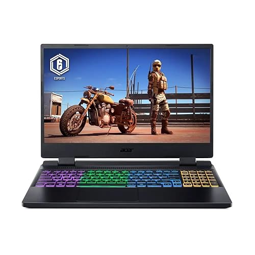 Acer Nitro 5 AN515-58-52E8 Gaming Notebook, 15.6" FHD Display, Intel Core i5 12500H Processor, NVDIA GeForce RTX 4050 Graphics, 8GB DDR5, 512GB SSD, Microsoft Windows 11 Home