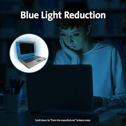 Kensington 16 inch Laptop Privacy Screen Laptop, 16:10 Laptop Screen Privacy Filter, Anti-Glare, Blue Ray Reduction, Compatible with HP/Dell/Acer/Asus/Samsung/Lenovo (K55803WW) Laptop 16" (16:10)