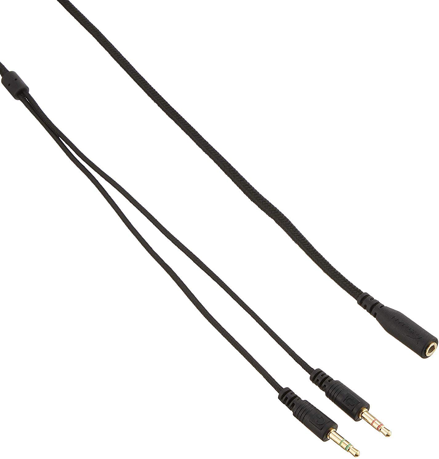 Kingston HyperX 4 Ultra Dual 3.5 mm PC Extension Cable 3.5 mm Plug Headset HXS – hsec2