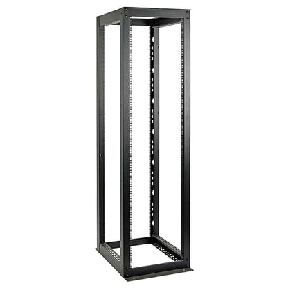 TRIPP LITE 50U 4-Post Open Frame Rack Cabinet Heavy Duty 3000lb Capacity SR4POST50HD Black