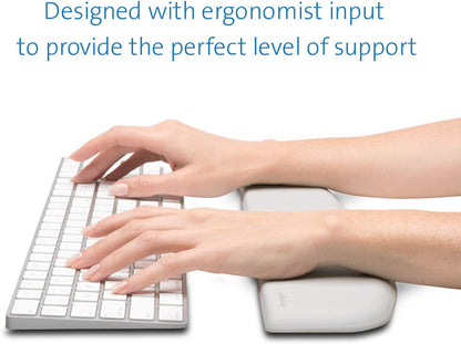 Kensington ErgoSoft Wrist Rest for Slim Keyboard-Gray, Model: K50434WW