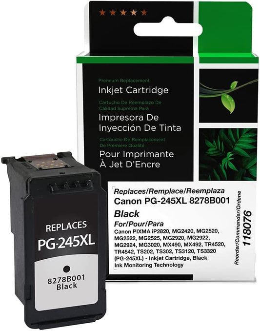 Clover imaging group CLOVER Imaging Remanufactured Ink Cartridge Replacement for Canon PG-245XL | Black