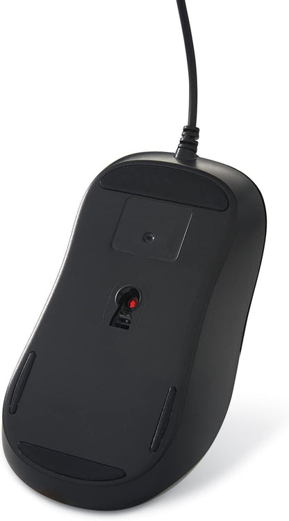 Verbatim Silent Corded Optical Mouse - Black