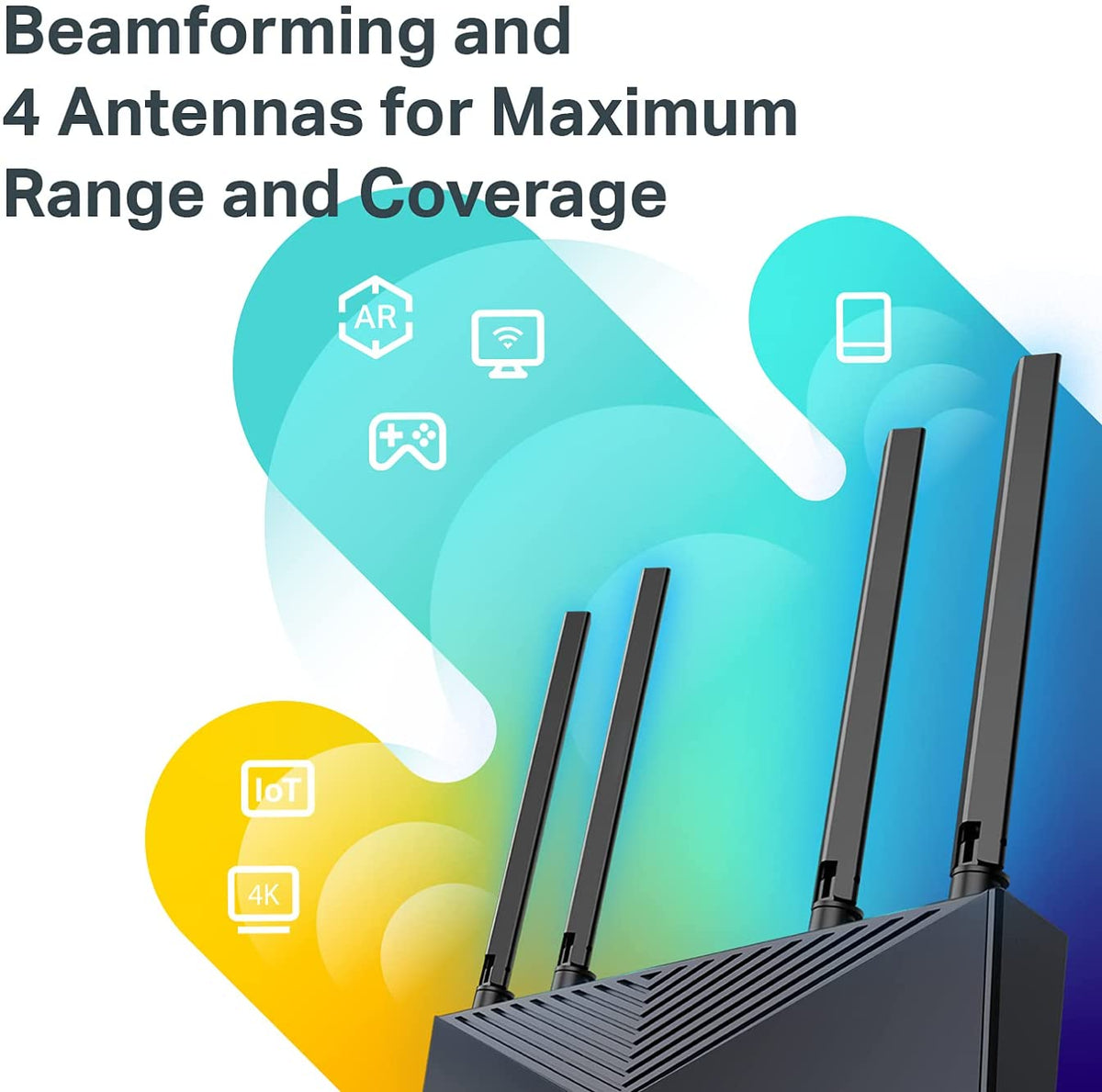 TP-Link WiFi 6 AX3000 Smart WiFi Router (Archer AX50) – 802.11ax Router, Gigabit Router, Dual Band, OFDMA, MU-MIMO, Parental Controls, Built-in HomeCare,Works with Alexa AX3000, WiFi 6 Router