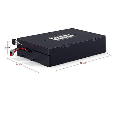 CyberPower RB1270X4H UPS Replacement Battery Cartridge, Maintenance-Free, User Installable, 12V/7Ah