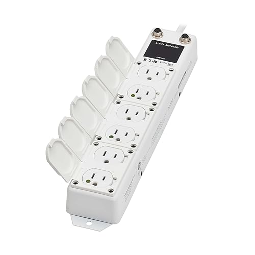Tripp Lite Eaton Medical Hospital Power Strip for Patient Care Vicinity, UL 1363A Certified, 6 Outlets + 15ft Cord, Cart & IV Pole Mount Option, (PS-615-HG-OEMLM) 6 Outlets / 15 Foot Cord