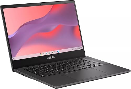 ASUS Chromebook Business Laptop, 14" FHD Display, 8-Core MediaTek Kompanio 520, 16GB RAM, 64GB eMMC+128GB Micro SD, Wi-Fi 6, Bluetooth, Chrome OS, with Microsoft Office Lifetime License&Laptop Stand