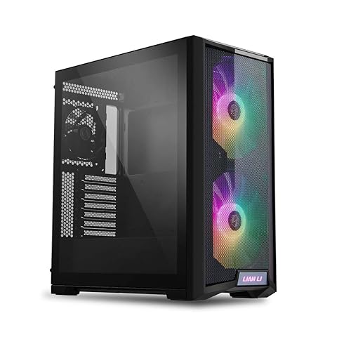 Lian Li LANCOOL 215 RGB ATX Gaming Case Black