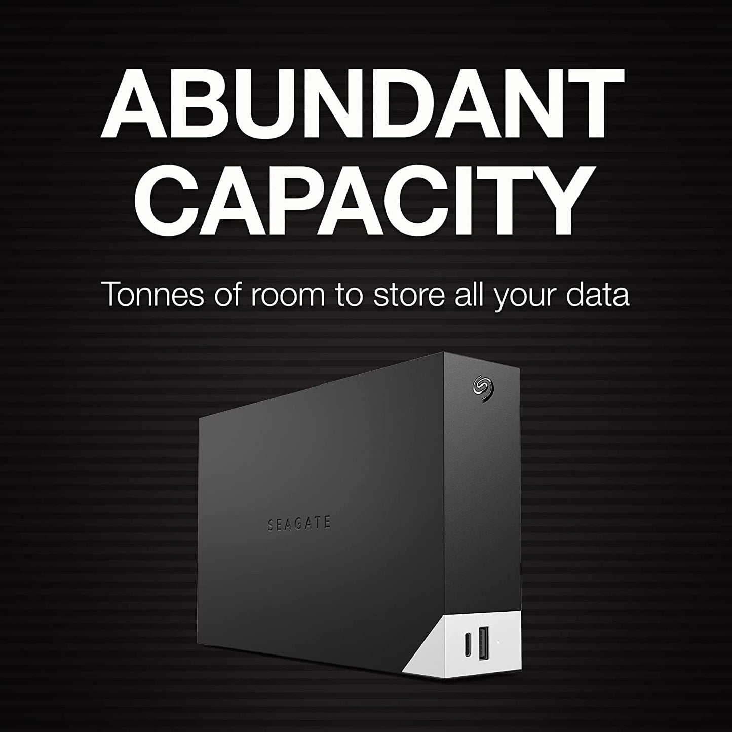 Seagate One Touch Hub 12TB External Hard Drive Desktop HDD – USB-C and USB 3.0 Port, for Computer Desktop Workstation PC Laptop Mac, 4 Months Adobe Creative Cloud Photography Plan (STLC12000400)