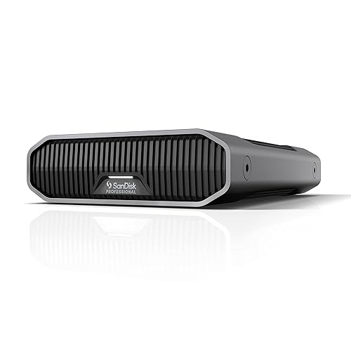 SanDisk Professional 22TB G-Drive Enterprise-Class External Desktop Hard Drive - 7200RPM Ultrastar HDD Inside, USB-C (10Gbps), USB 3.2 Gen 2, Mac Ready - SDPHF1A-022T-NBAAD, Dark Grey