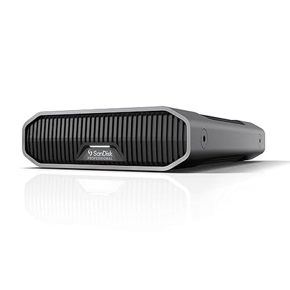 SanDisk Professional 22TB G-Drive Enterprise-Class External Desktop Hard Drive - 7200RPM Ultrastar HDD Inside, USB-C (10Gbps), USB 3.2 Gen 2, Mac Ready - SDPHF1A-022T-NBAAD, Dark Grey