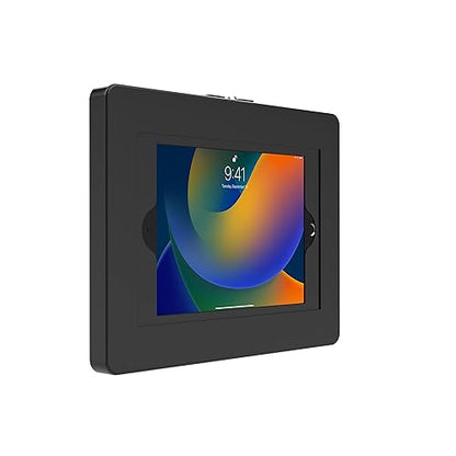 Locking Wall Mount CTA Paragon Locking Wall Mount Premium Enclosure for iPad 7th/8th/9th Gen iPad 10th Gen 10.2 iPad Air 4 Galaxy Tab Lenovo Tab 4 Zebra Tablets & More (PAD-PARAW) Black Wall Mount