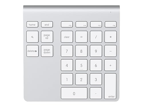 Belkin YourType Bluetooth Wireless Keypad - Wireless Connectivity - Bluetooth - 28 Key - Mac Pro, MacBook, iMac, Desktop Computer - Mac