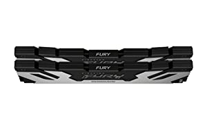 Kingston Technology Fury Renegade Silver 32GB (2x16GB) 6000MT/s DDR5 CL32 DIMM Desktop Memory (Kit of 2) | Intel XMP 3.0 | Overclocking Stability | KF560C32RSK2-32, Black and Silver 6000 MHz 32GB (2x16GB)