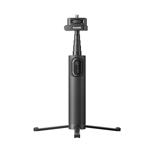 Insta360 Foldable 2-in-1 Selfie Stick, 1/4" Mount, Compatible with X5, X4, X3, Built-in Tripod