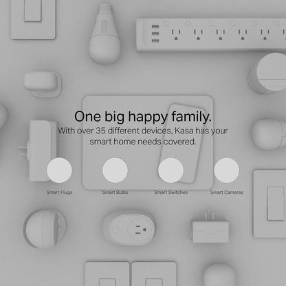 Kasa Smart Plug by TP-Link, Smart Home Wi-Fi Outlet Works with Alexa, Echo, Google Home &amp; IFTTT, No Hub Required, Remote Control, 15 Amp, UL Certified, 1-Pack(HS103) , WHITE