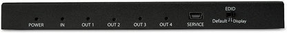 StarTech.com HDMI Splitter - 4-Port - 4K 60Hz - HDMI Splitter 1 In 4 Out - 4 Way HDMI Splitter - HDMI Port Splitter (ST124HD202) , Black 4K60 HDR