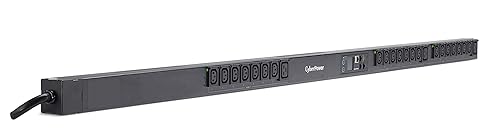 CyberPower PDU41104 Switched PDU, 200-240V/20A, 24 Outlets, 0U Rackmount