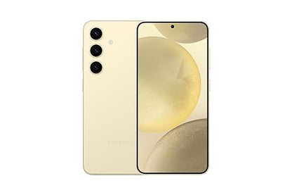 Samsung Galaxy S24 5G - Amber Yellow 128GB, AI Enabled, 120 Hz AMOLED Display, 50MP Camera, 8K Video, Nightography (Unlocked, CAD Version & Warranty) Amber Yellow 128 GB S24 Phone Only