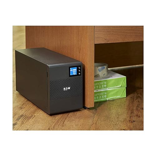Eaton 5SC1500 Pure Sinewave UPS Battery Backup, 1440VA / 1080W, AVR, LCD Display, Line Interactive Uninterruptible Power Supply 5SC Power Supply 1500VA