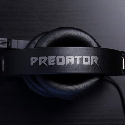 Acer Predator Galea 311 True Harmony Sound Gaming Headset: 50mm Drivers - Rotatable Omni-Directional Mic with On-Cable Controls - Black, NP.HDS11.00B