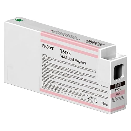 Epson UltraChrome HDX/HD T54X600 Original Inkjet Ink Cartridge - Single Pack - Vivid Light Magenta - 1 Pack - 350 mL