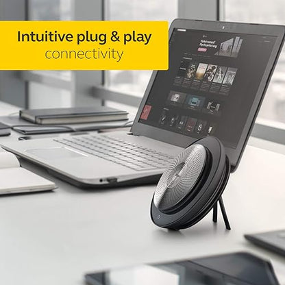 Jabra Speak 710 UC Wireless Bluetooth Speaker for Softphone and Mobile Phone – Easy Setup, Portable Speaker for Holding Meetings Anywhere with Immersive Sound, UC Optimized Speak 710 UC Optimized