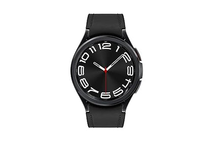 Samsung Galaxy Watch6 Classic, Black, 43mm, Bluetooth, Sleep Coaching, ECG, Heart Monitor, Fall Detection, SOS, Fitness Tracker, Camera Access, Digital Wallet (CAD Version and Warranty) Black 43mm Classic Only watch