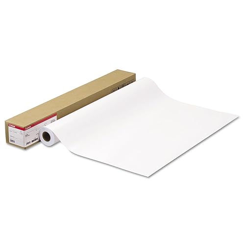 Canon 2047V145 Satin Photographic Paper Roll, 3-Inch Core, 10 Mil, 24-Inch X 100 Ft, Satin White
