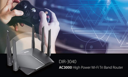 D-Link Smart AC1750 High-Power Gigabit Router With Voice Control w/Amazon Alexa Or Google Assistant, Enhanced Parental Controls, MU-MIMO Router, Dual Band AC 3000 Dual-Band