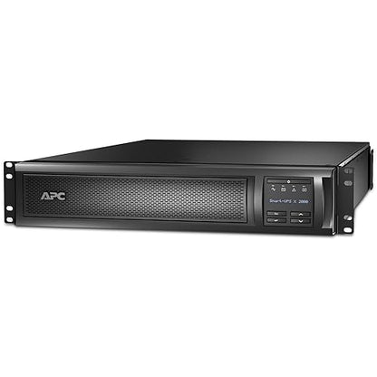 APC Network UPS, 2000VA Smart-UPS Sine Wave, Short Depth UPS with Extended Run Option, SMX2000LVNC, Network Management Card, Tower/4U Rack Convertible, Line-Interactive, 120V 2000VA With NMC Battery backup