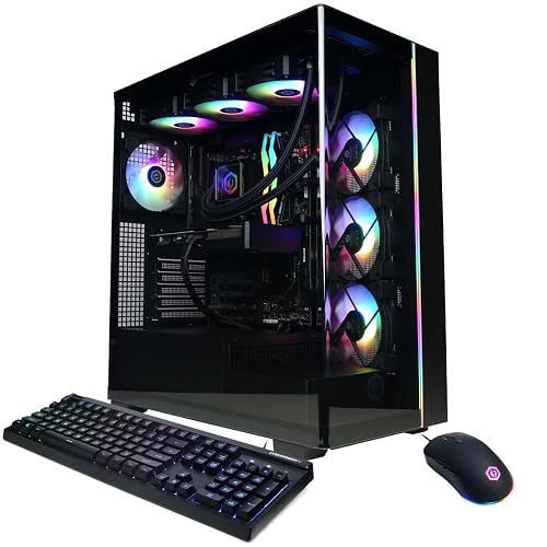 Gamer Supreme Liquid Cooled Gaming Desktop Computer, AMD Ryzen 9 9900X3D 4.