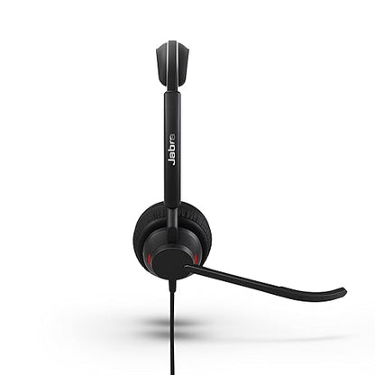 Jabra Engage 50 II Wired Stereo Headset - Noise-Cancelling 3-Mic Technology and USB-C Cable, Ultra-Lightweight - Works with All Leading Unified Communications Platforms Such as Zoom & Unify - Black Stereo UC (USB-C)