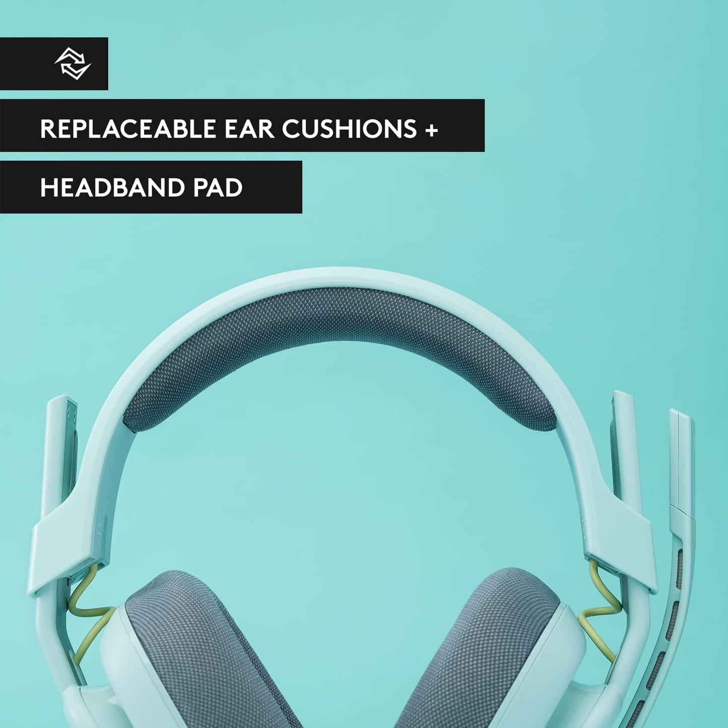 Astro gaming Astro A10 Gaming Headset Gen 2 Wired Headset - Over-Ear Gaming Headphones with flip-to-Mute Microphone, 32 mm Drivers, for Xbox Series X|S, Xbox One, Playstation 5/4, Nintendo Switch, PC, Mac - Mint Mint Gen 2 Cross Platform Headset Only