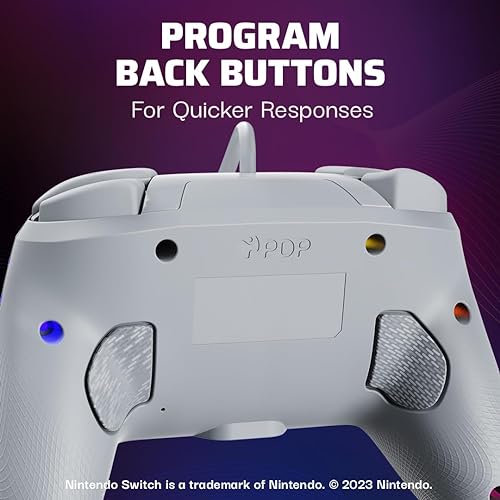 PDP Afterglow™ Wave Wired Controller: Grey For Nintendo Switch, Nintendo Switch - OLED Model Wired Black