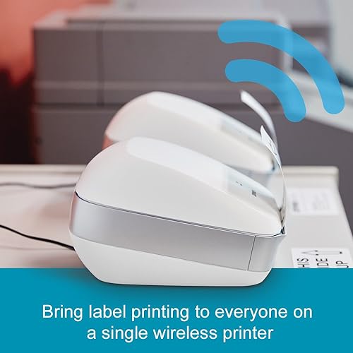 DYMO LabelWriter Wireless Printer, White (1981698) 1-PACK White Standard Packaging