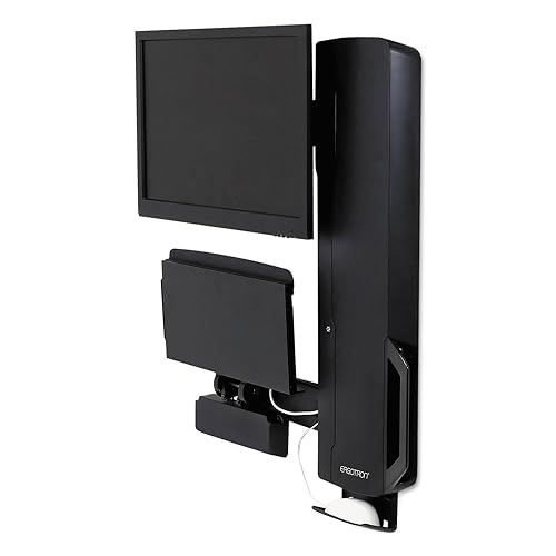 Ergotron StyleView Sit-Stand Vertical Lift, High Traffic Area (White) 61-081-062
