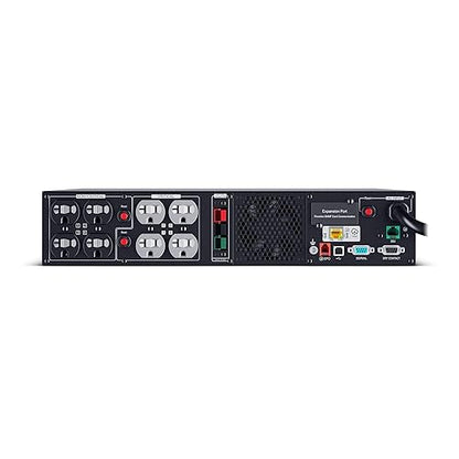 CyberPower PR2000RTXL2UC Smart App Sinewave UPS System, 2000VA/2000W, 8 Outlets, 2U Rack/Tower, Built-in Cloud Monitoring, EBM Option Expandable 2000VA 20A