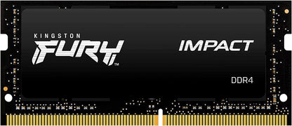 Kingston FURY Impact 64GB (2x32GB) 3200MHz DDR4 CL20 Laptop Memory Kit of 2 KF432S20IBK2/64, Black