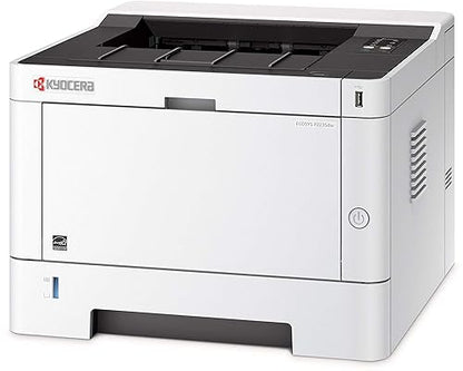 KYOCERA ECOSYS P2235dw Monochrome Network Laser Printer, 37ppm, Up to Fine 1200 dpi, Gigabit Ethernet, Wireless & Wi-Fi Direct, Mobile Print, Auto-Duplex, LED Control Panel, 256 mb, 250 Sheet Tray
