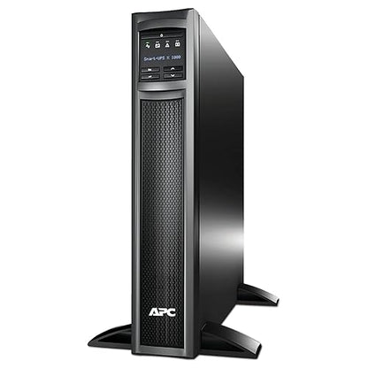 APC Network UPS, 1000VA Smart-UPS Sine Wave UPS with Extended Run Option, SMX1000CNC, Network Management Card, 2U Rackmount/Tower Convertible, Line-Interactive, 120V