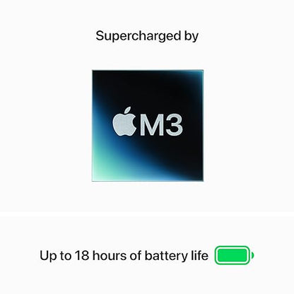 Apple 2024 MacBook Air 13-inch Laptop with M3 chip: 13.6-inch Liquid Retina Display, 8GB Unified Memory, 256GB SSD Storage, 1080p FaceTime HD Camera, Touch ID; Starlight, English Backlit Keyboard English Starlight M3 chip with 8-core CPU and 8-core GPU