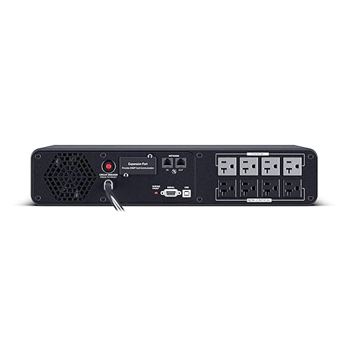 CyberPower CP2000PFCRM2U PFC Sinewave UPS Battery Backup and Surge Protector, 2000VA/1200W, 8 Outlets, AVR, Short Depth 2U Rackmount, UL Certified Rackmount 2U 2000VA