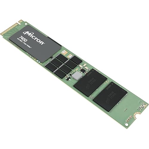 Micron 7450 PRO 3.84 TB Solid State Drive - M.2 22110 Internal - PCI Express NVMe [PCI Express NVMe 4.0 x4] - Read Intensive - TAA Compliant