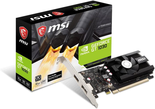 MSI GT 1030 2GD4 LP OC Computer Graphics Cards GT 1030 GT 1030 2GD4 LP OC