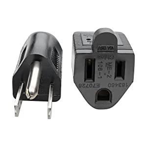 Tripp Lite Standard Power Extension Cord Cable 18 AWG 120V/10A NEMA 5-15R to NEMA 5-15P Black 12ft 12' (P022-012)