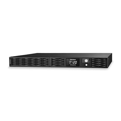 CyberPower PR750LCDRT1U Smart App Sinewave UPS System, 750VA/600W, 7 Outlets, AVR, 1U Rack/Tower