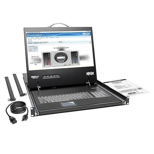 Y417U Tripp Lite 16-Port 1U Rack Console IP KVM Switch 2+1 Users W/ 19in. LCD Screen Rack-Mount (B070-016-19-IP2) 16 Port (1) Local (2) Remote